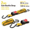 Cat 2 Piece Cam Buckle Strap Set with Soft Loops - 12' x 1-1/2" (500/1500) 980071N